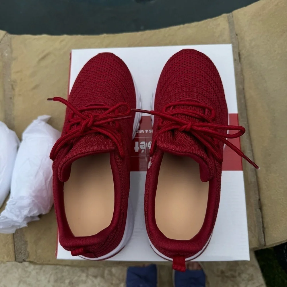 Propet Red Sneakers for Everyday Comfort - Picture 4 of 12